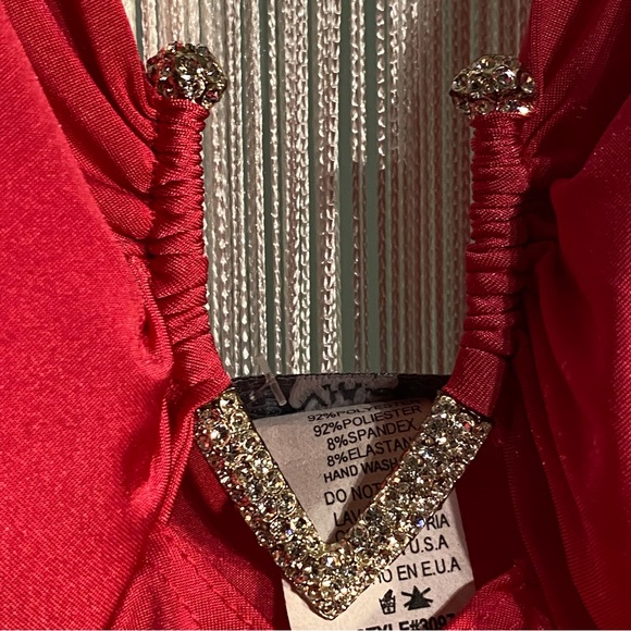 Fuchsia Ruched Mini Dress Size Small NWT - Picture 7 of 17